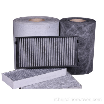 Cotone filtro a carbone attivo non tessuto per auto